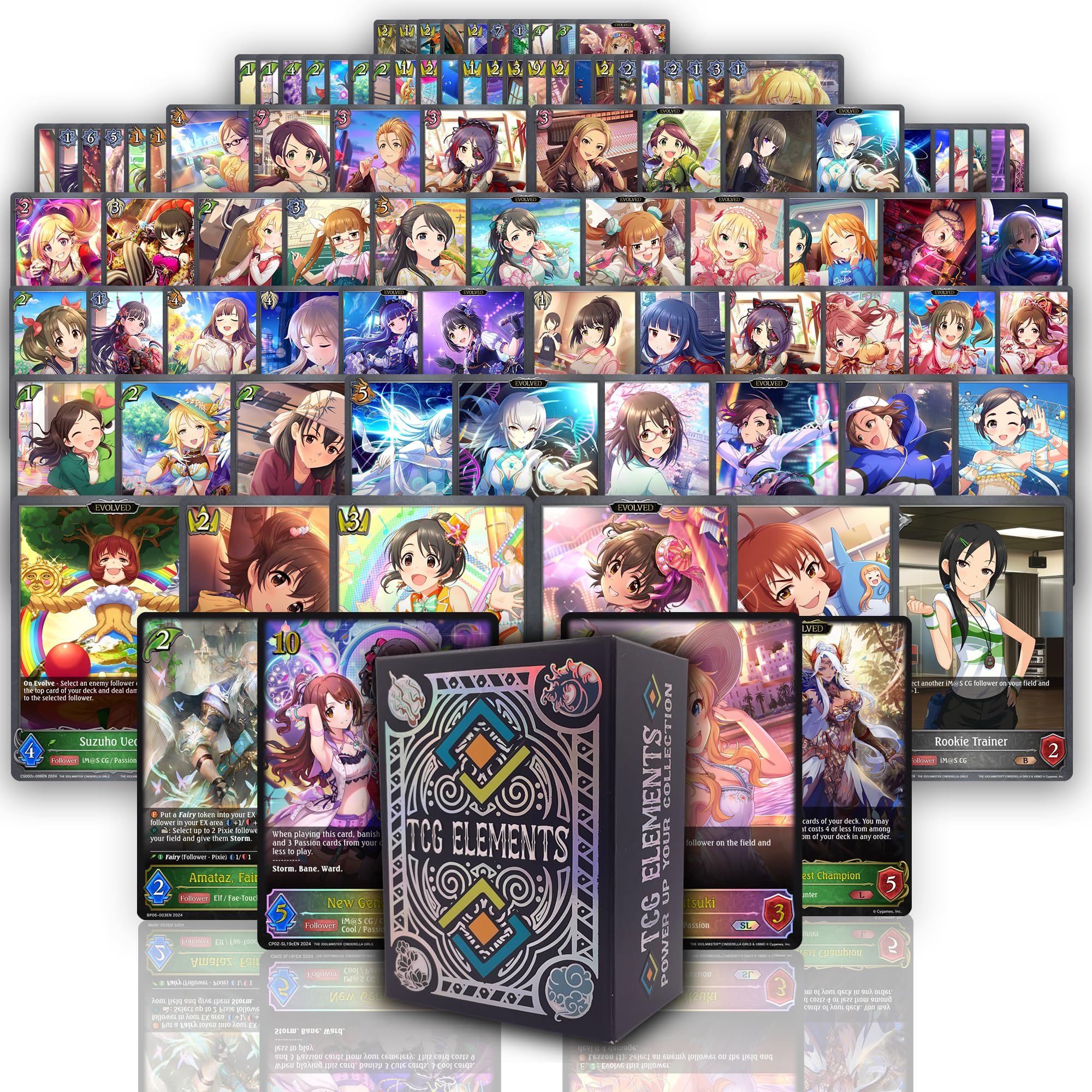 Amazon.com: TCG Elements Shadowverse 100+ Card Bundle, 100 C/UC, 5